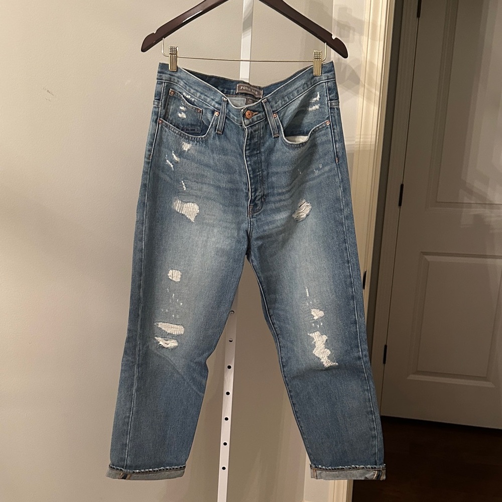 Point Sur Blue Distressed Jeans